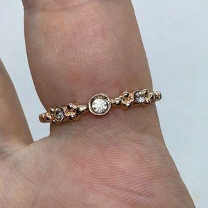 Gold Tone Vintage Panel Bracelet